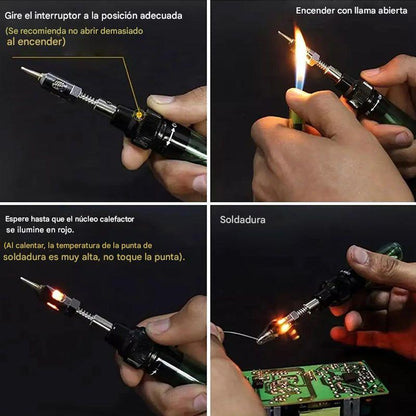 MINI SOLDADOR A GAS PORTÁTIL
