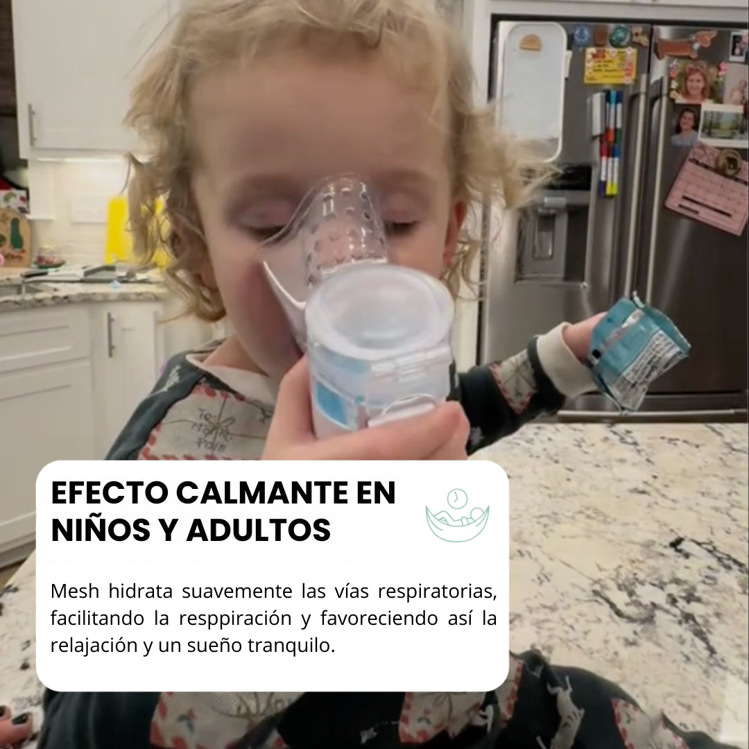 NEBULIZADOR PORTÁTIL MESH – Bienestar respiratorio estés donde estés