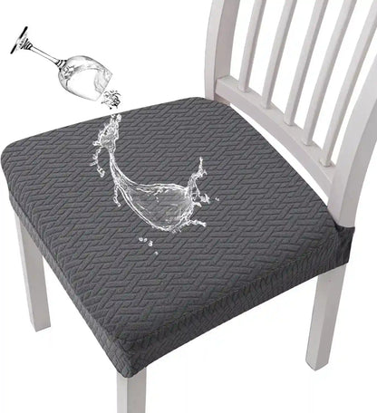 Set de 4 Fundas Protectoras para Silla en Jacquard Premium